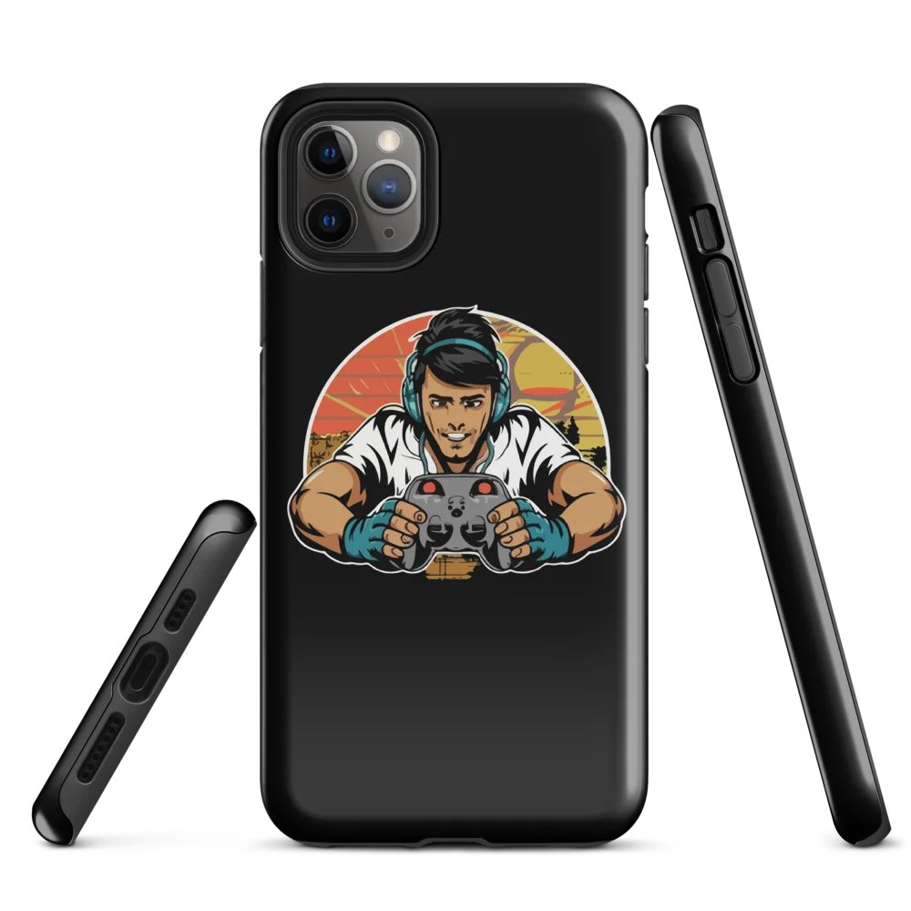 Sunset Gaming Vibes iPhone® Tough Case – Bold & Protective Case for Gamers product image (1)