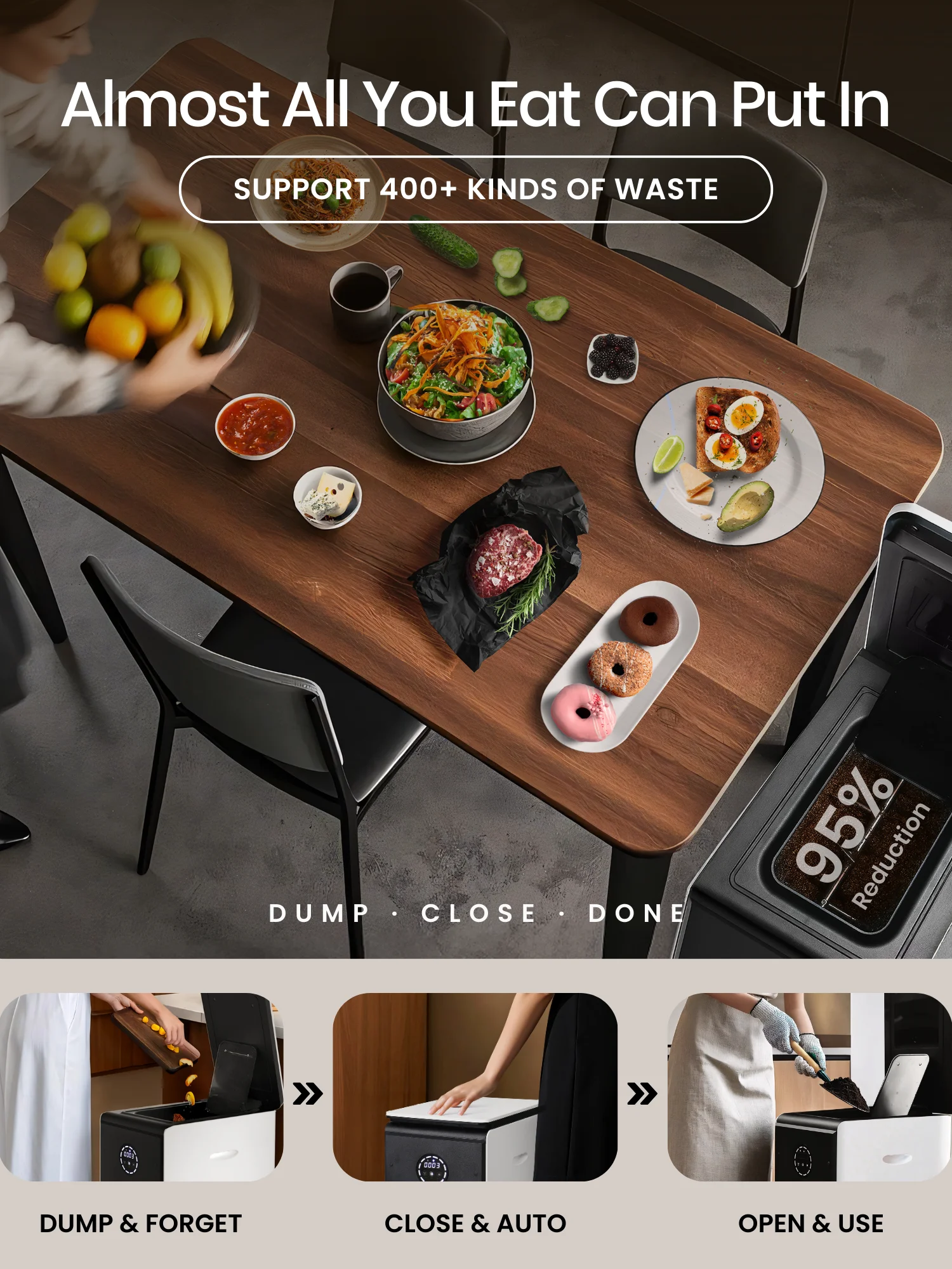 GEME Composter, alternative for mill food recycler product image (7)