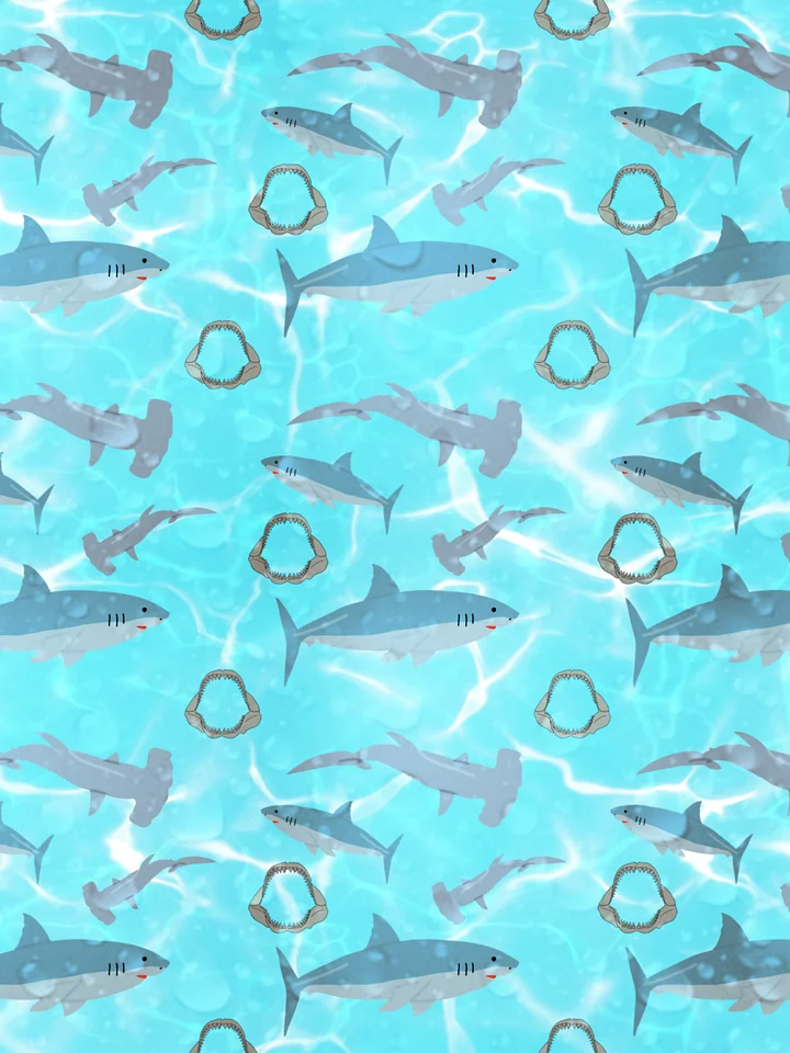 Sharks Seamless Pattern product image (1)