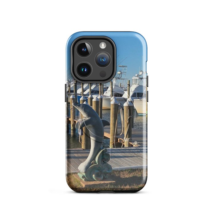 Marine Dolphin Sculpture iPhone® Tough Case product image (19)