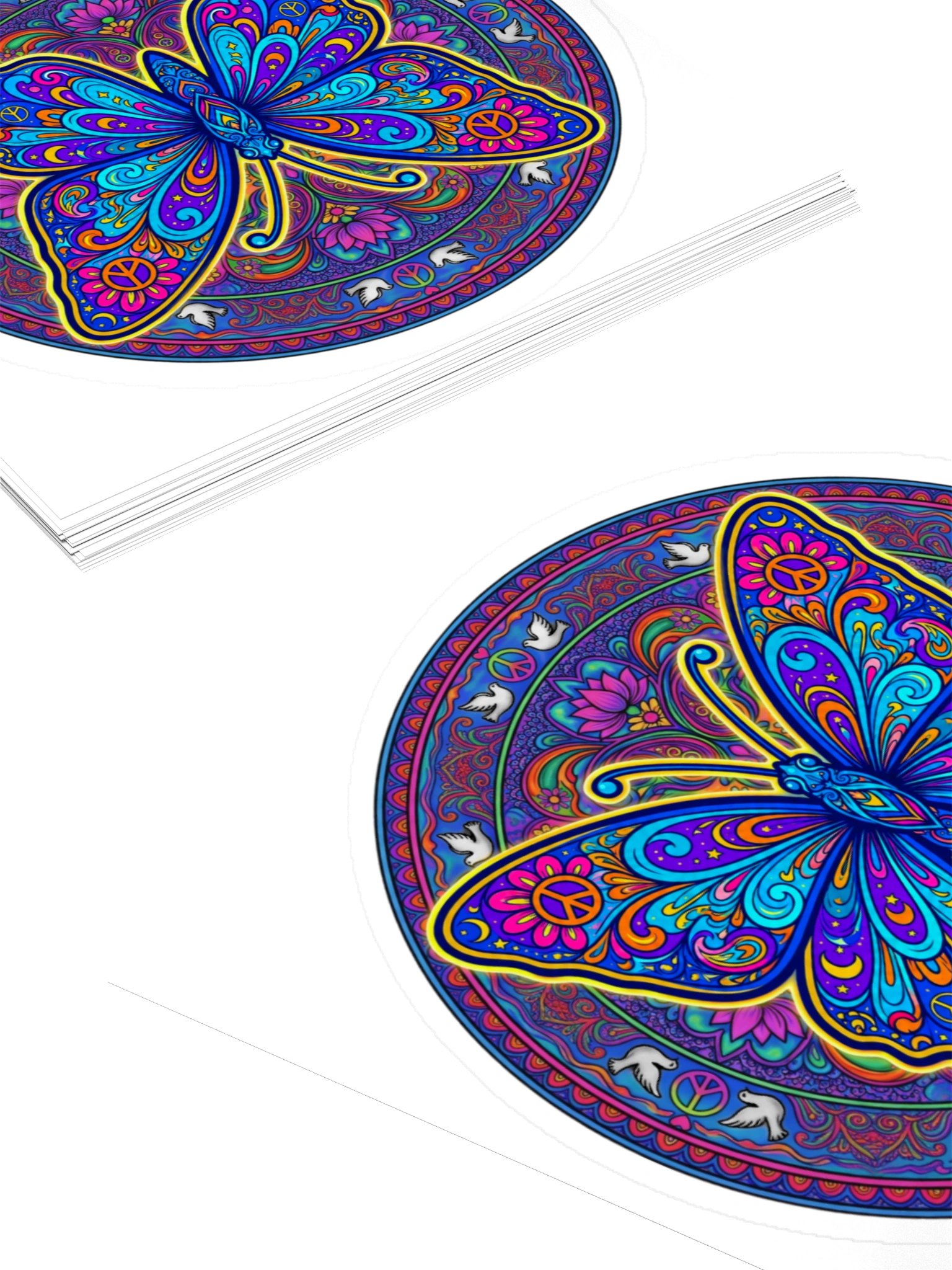 Bohemian Butterfly 4" Decal product image (4)