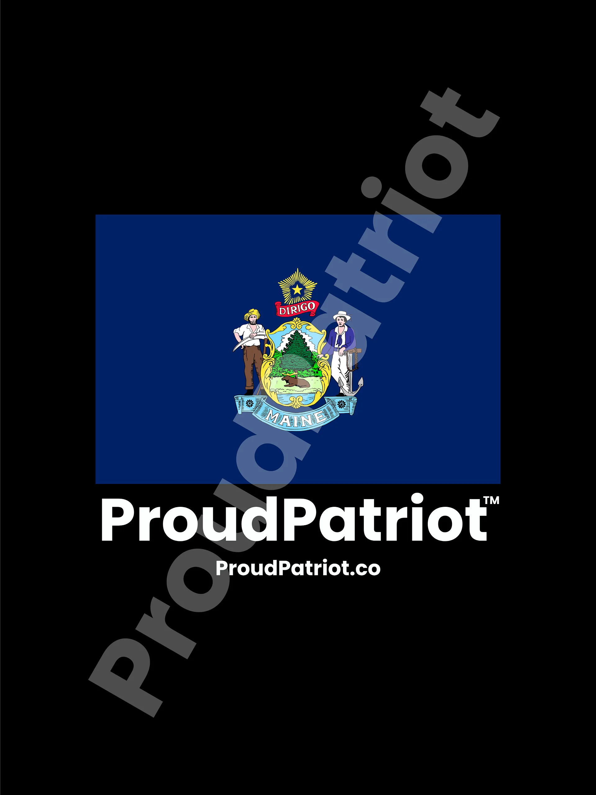 Maine Proud Screensaver Dark Mode product image (1)