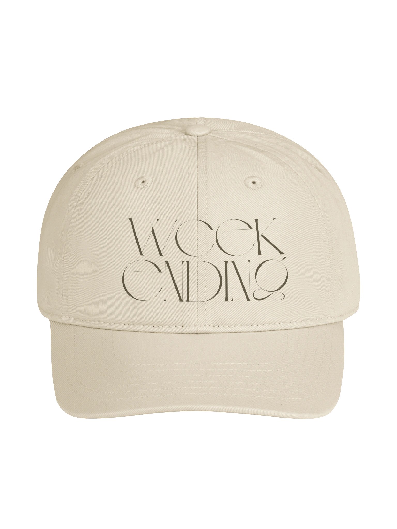 The Weekending Stacked Logo Cap product image (2)