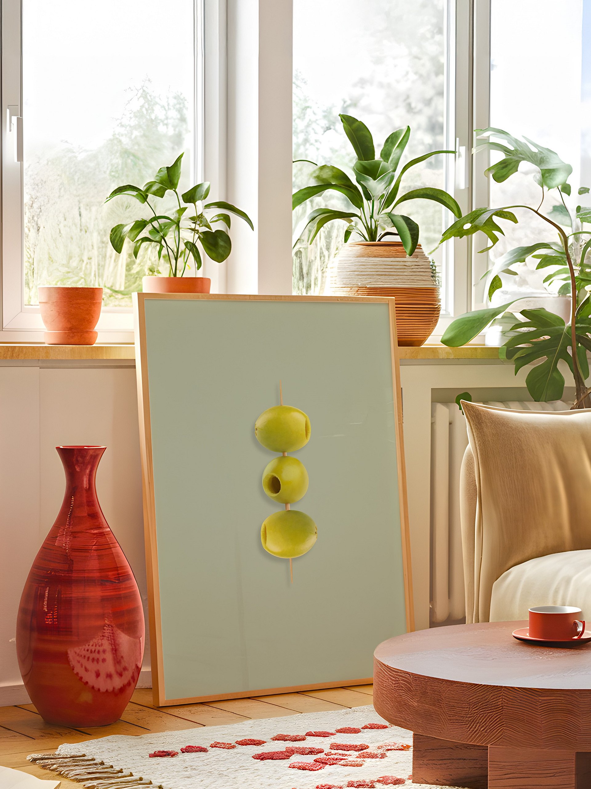 Olive Green Cocktail Olives Print product image (4)