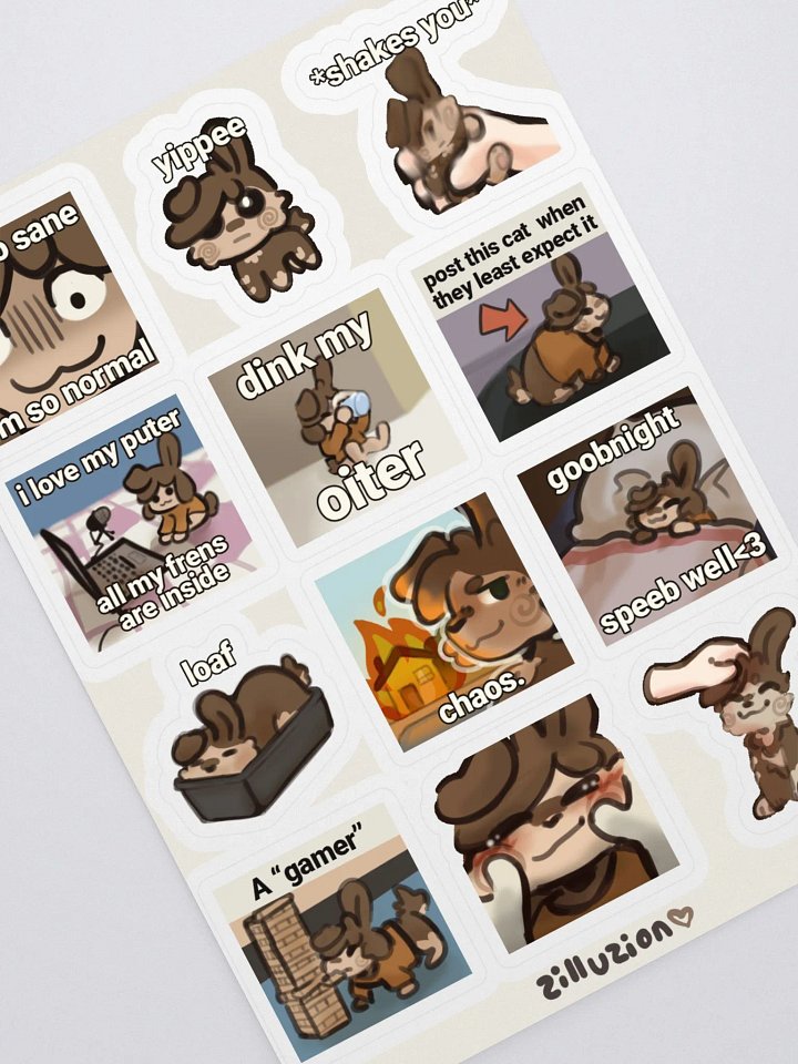 zillu sticker sheet product image (2)