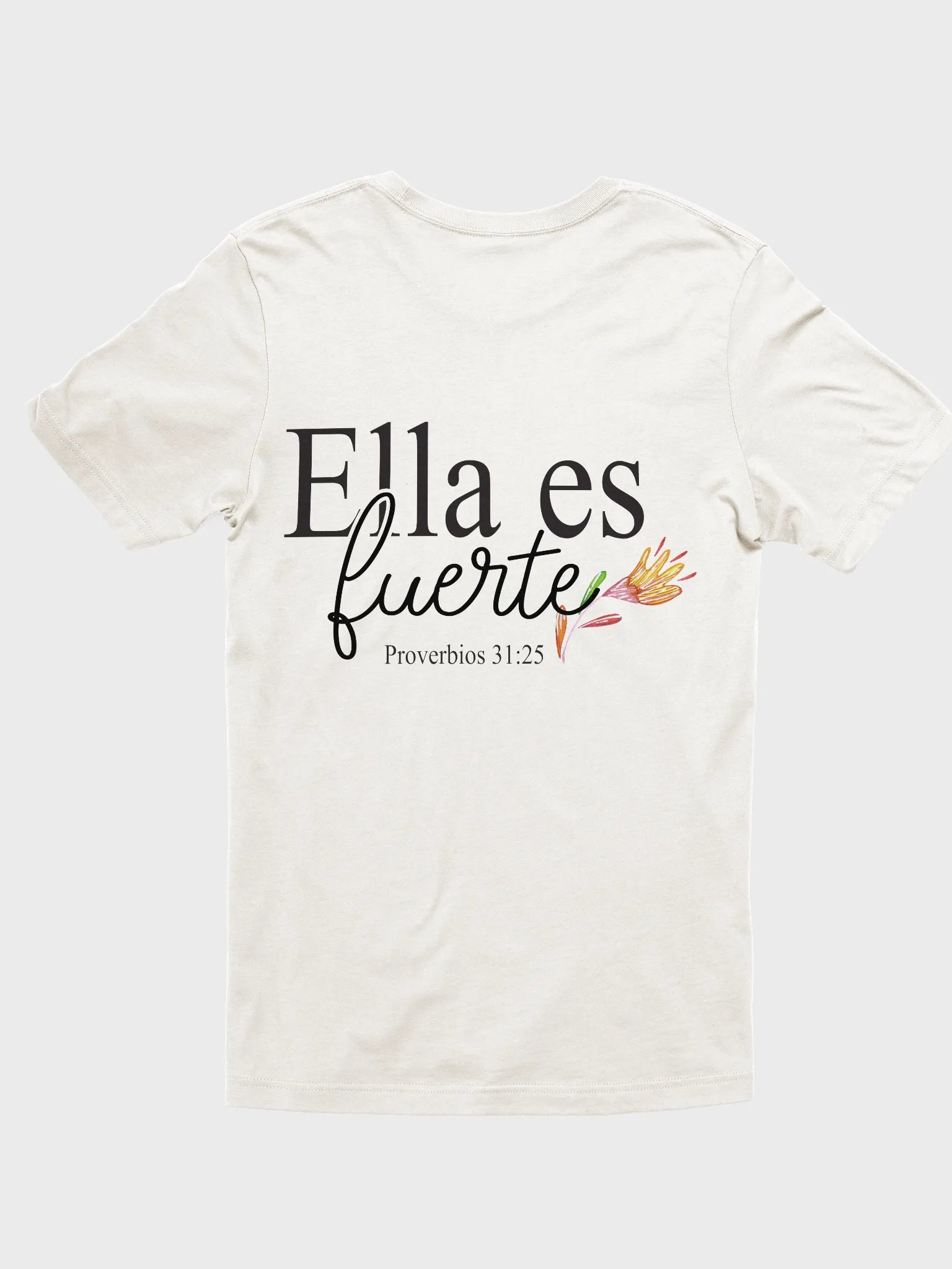 Ella es Proverbios 31:25 T-Shirt product image (2)