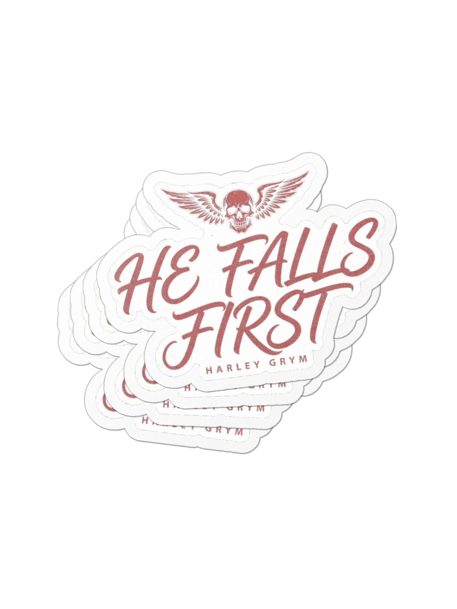 He Falls First Sticker (Script) product image (2)