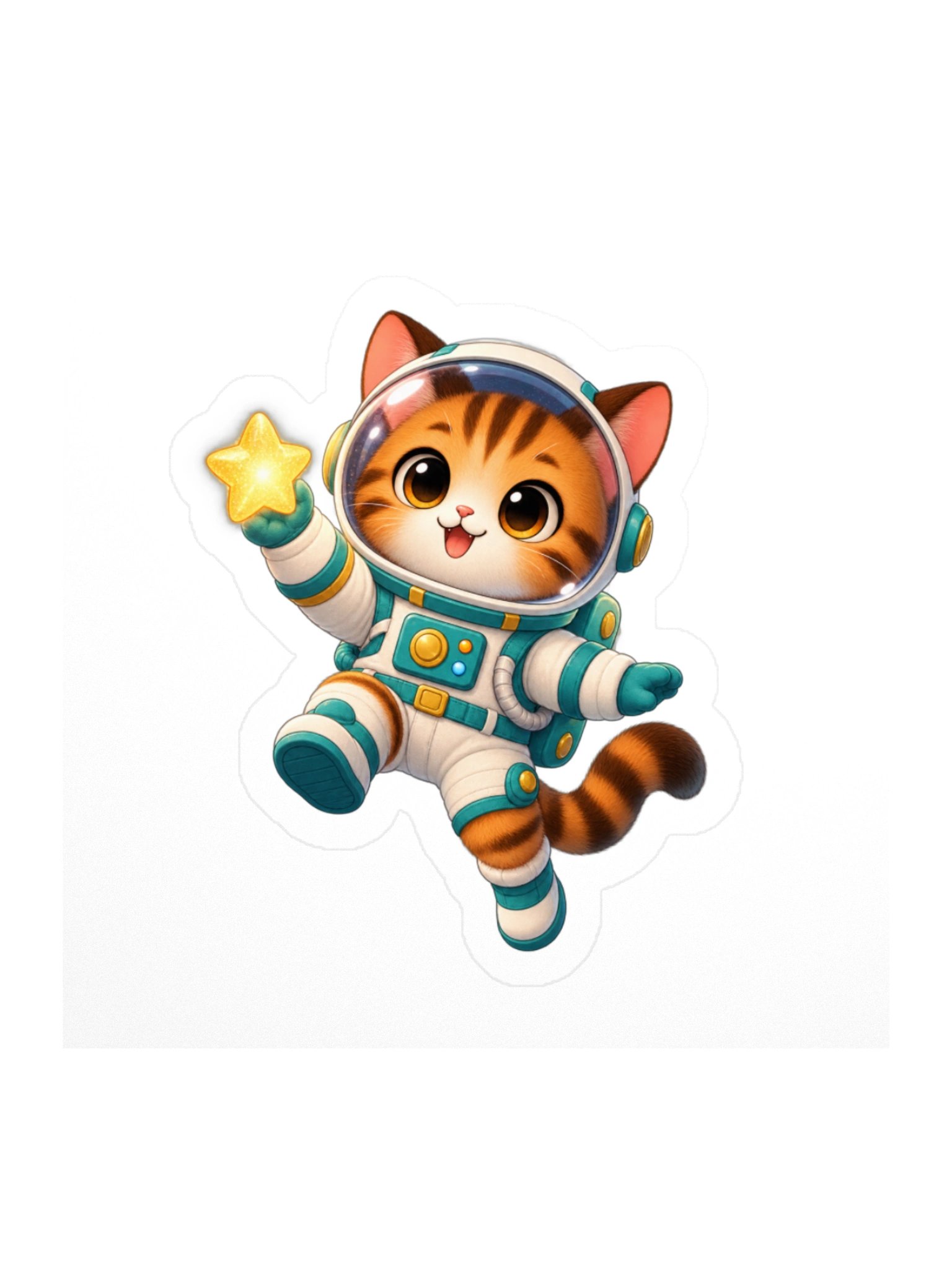 Space Explorer Mochi Sticker product image (2)