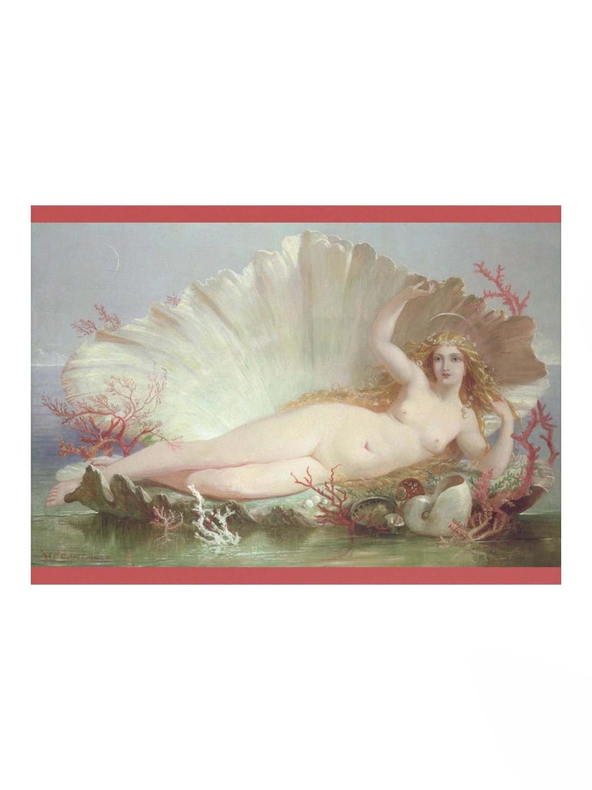 "Birth of Venus" by Henry Courtney Selous Print product image (1)