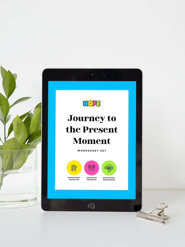 Journey to the Present Moment: Mindfulness Worksheet Set product image (2)