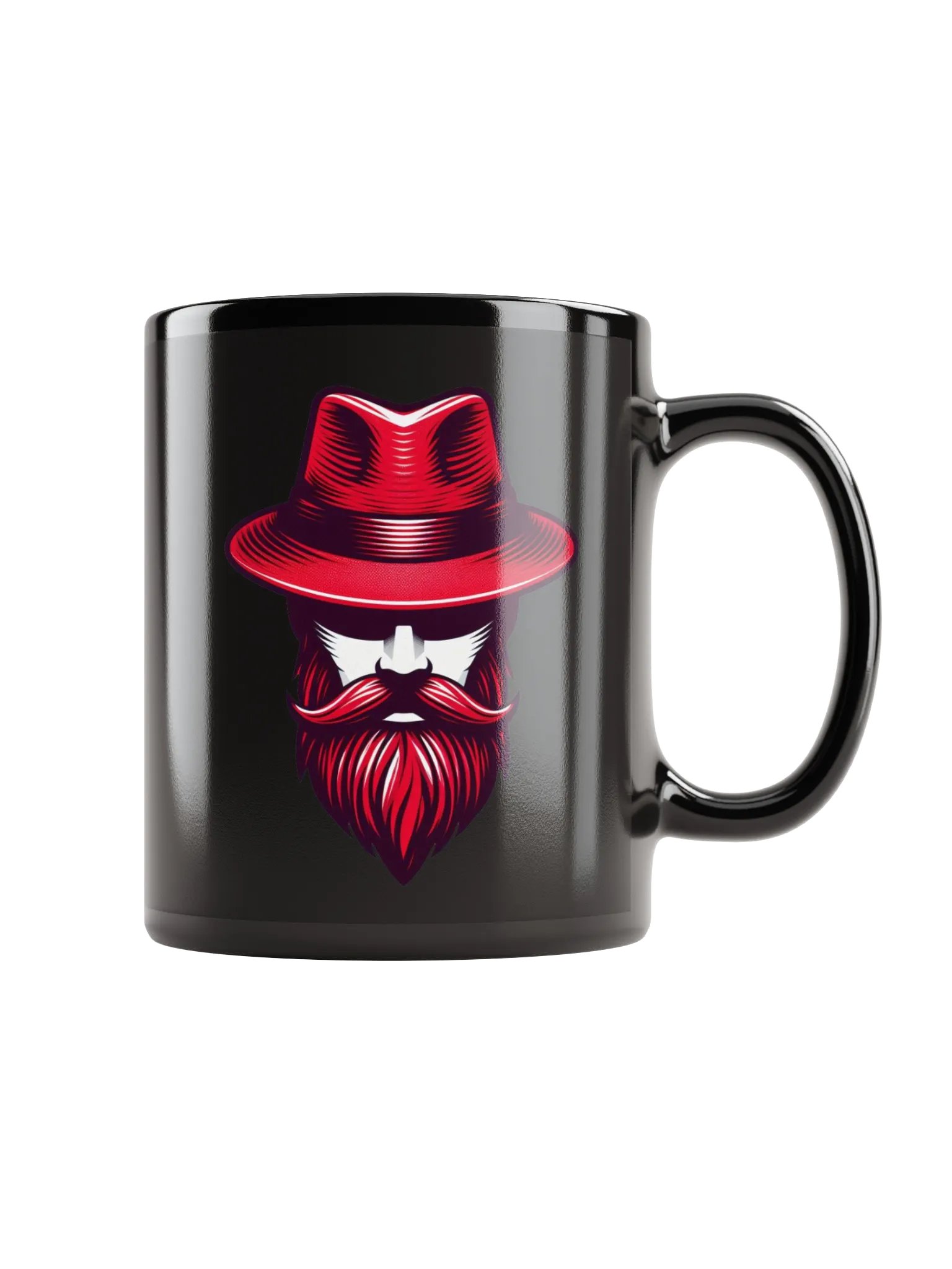 Linux Renaissance Black Ceramic Mug product image (1)