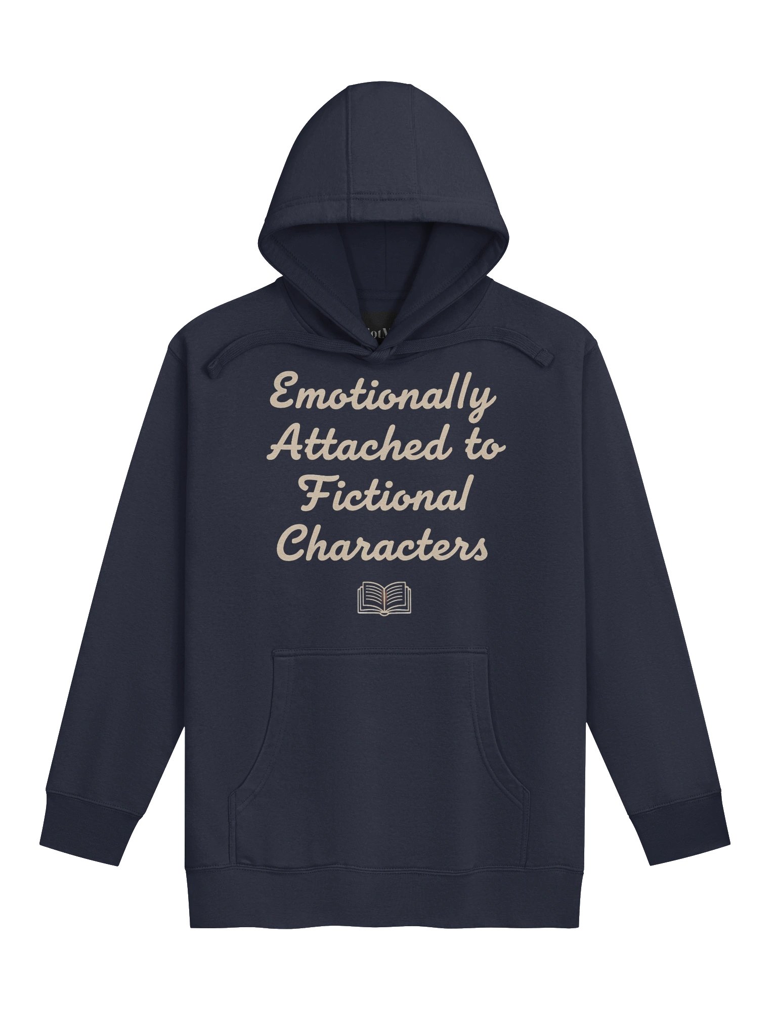 Emotionally Attached to Fictional Characters Funny Book Lover T-Shirt product image (2)