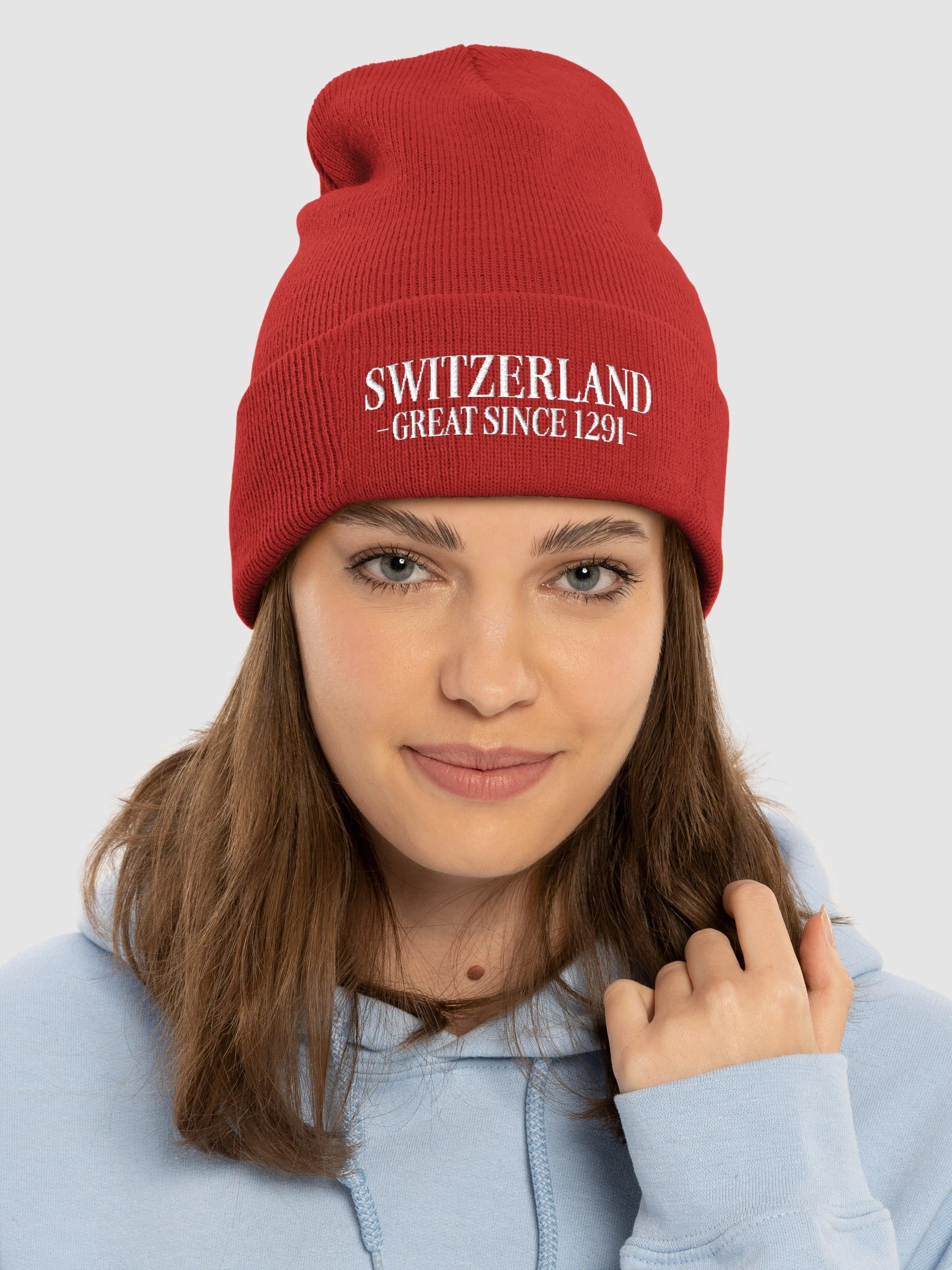 Switzerland Great Since 1291 Beanie – Schweizer Wintermütze product image (63)