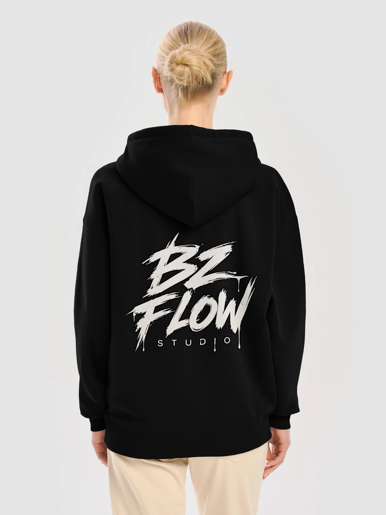 BZ FLOW STUDIO Signature Brush Logo Hoodie product image (38)