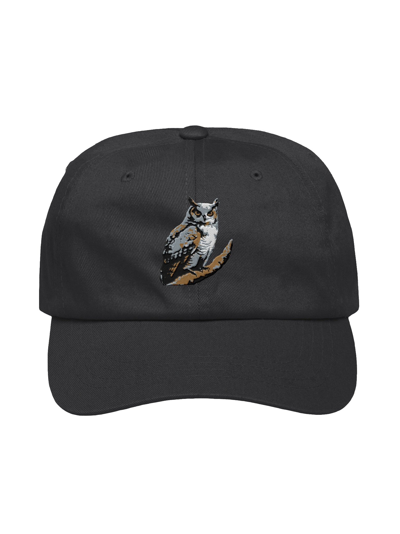 Horned Owl Embroidered Hat | Birdwatching Cap product image (6)