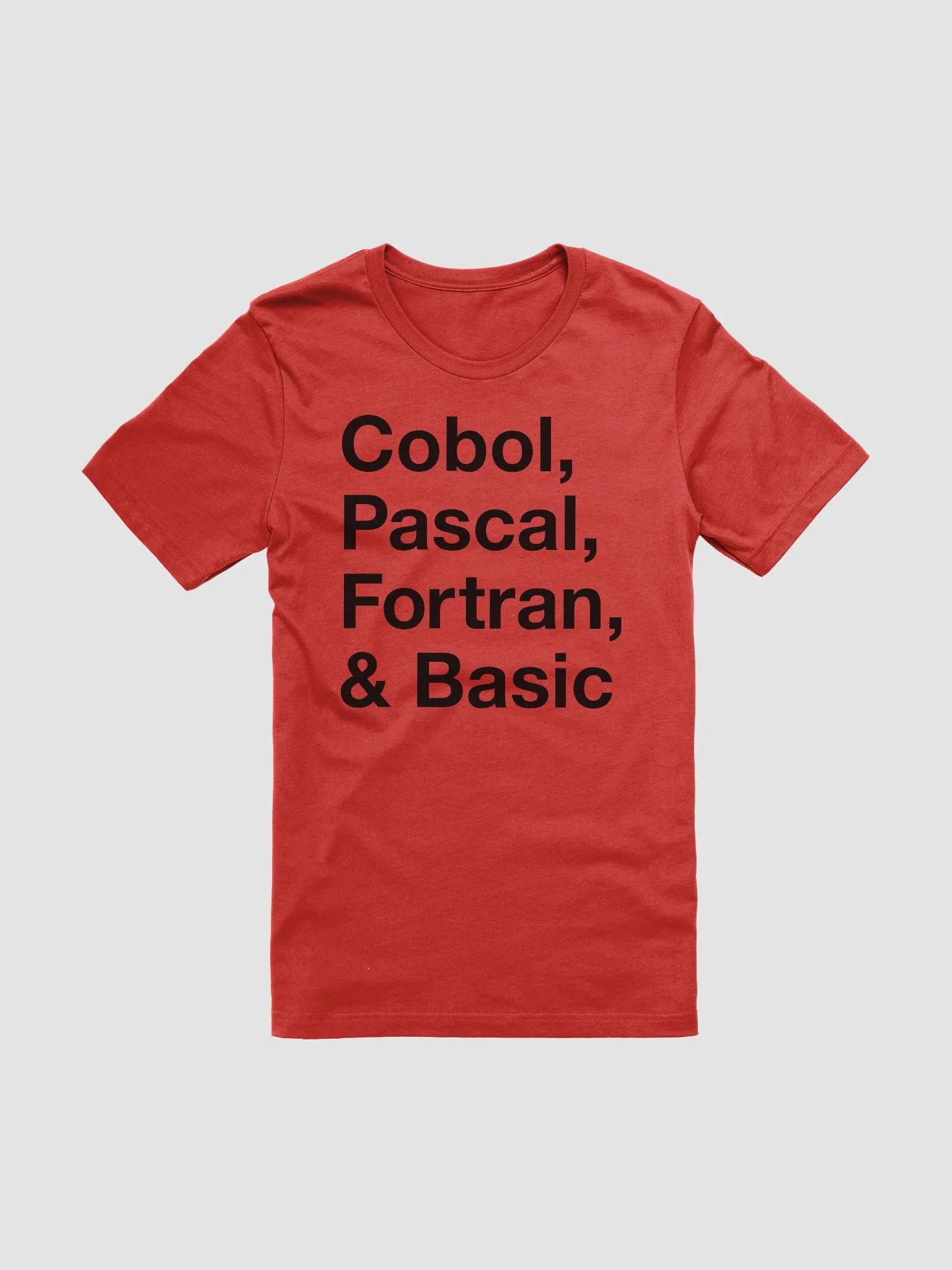 Vintage Programming Shirt - COBOL PASCAL FORTRAN BASIC Retro Computer Programmer Gift product image (1)