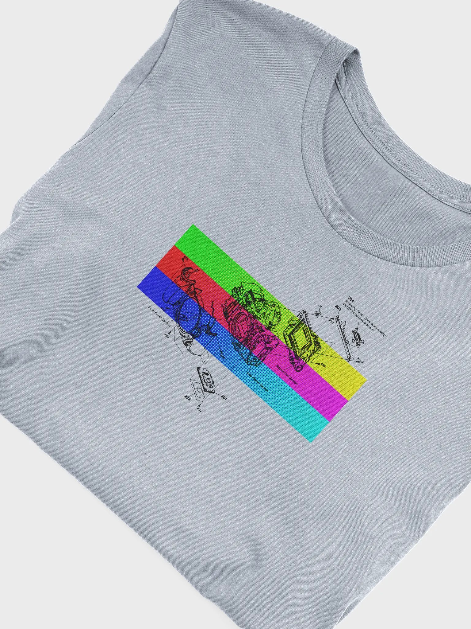 Photography T-Shirt - DSLR Camera Diagram Gift for Photographer RGB CMYK Design product image (5)
