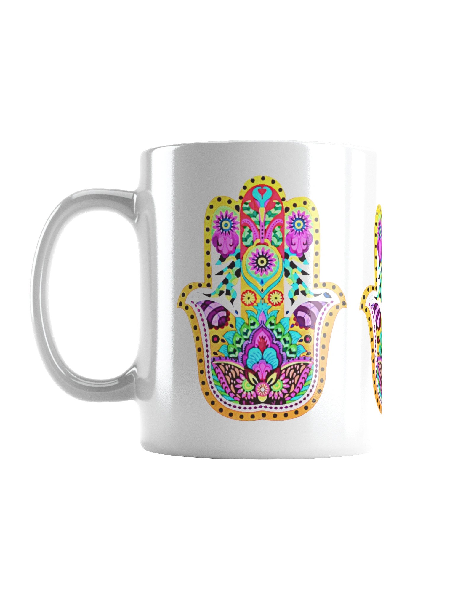 Radiant Hamsa Bloom - Mug product image (1)