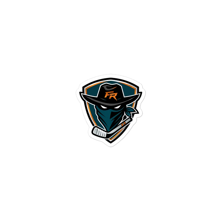 Masked FR Hockey Emblem Die-Cut Sticker product image (2)