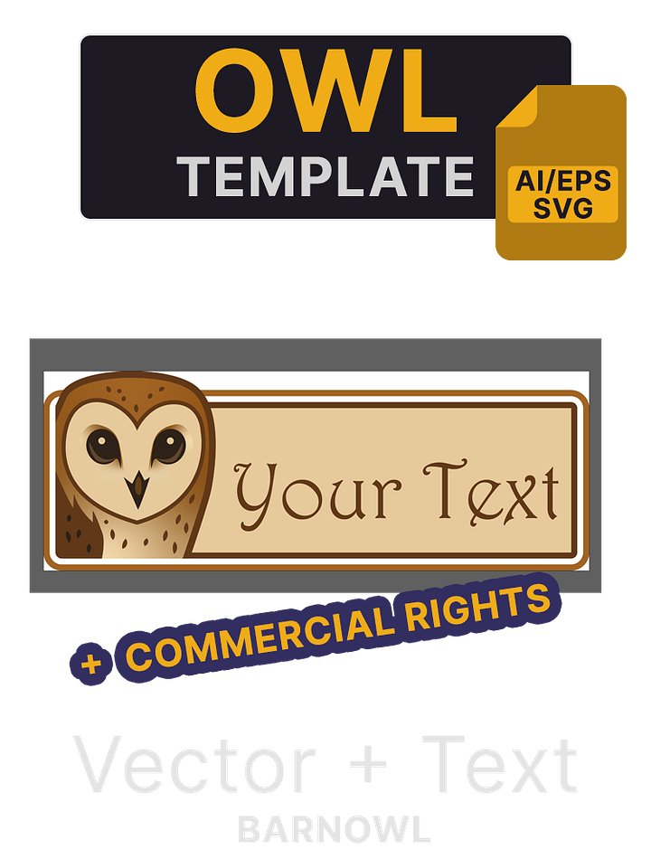 Barnowl Panel Template product image (1)