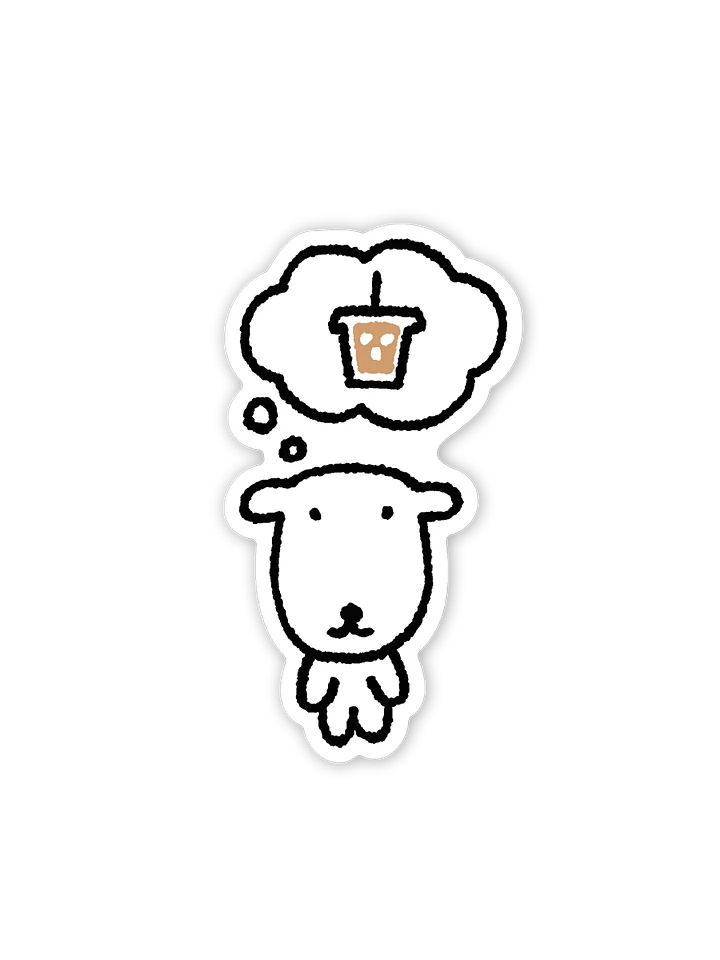 Thinking About Coffee Sticker product image (2)