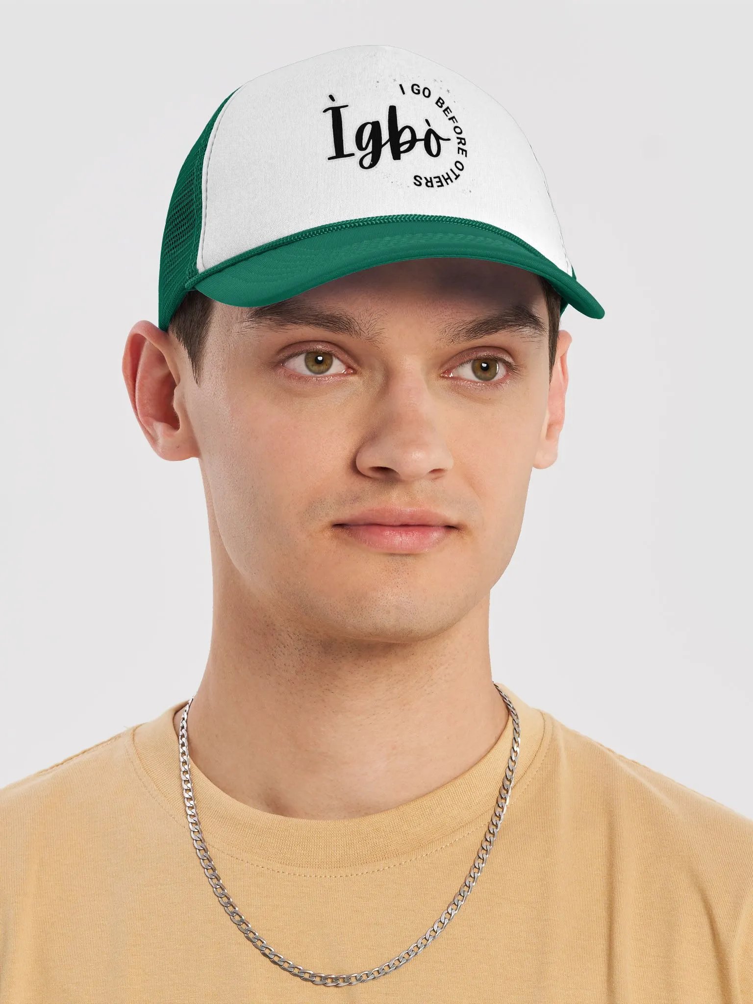 Igbo Heritage Foam Trucker Hat product image (5)