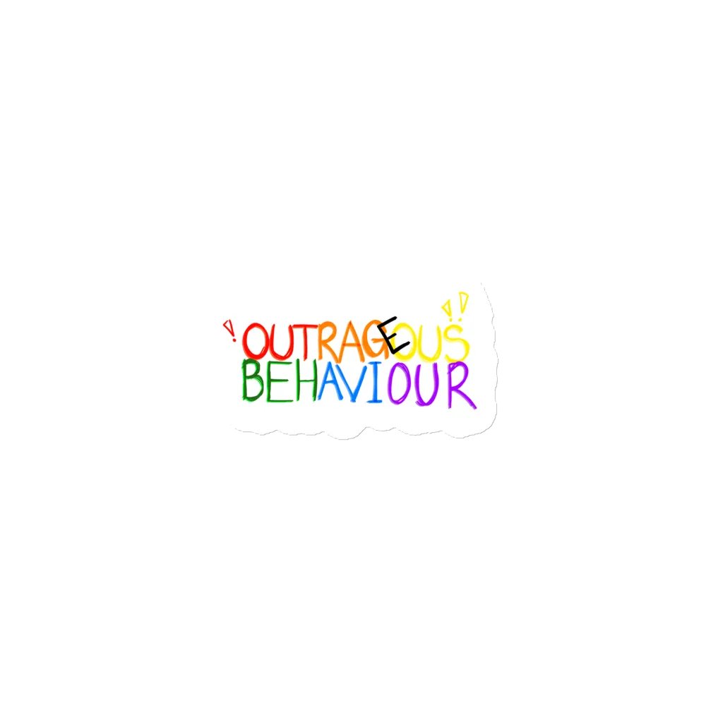 OUTRAGEOUS BEHAVIOUR!!! - Magnet product image (1)