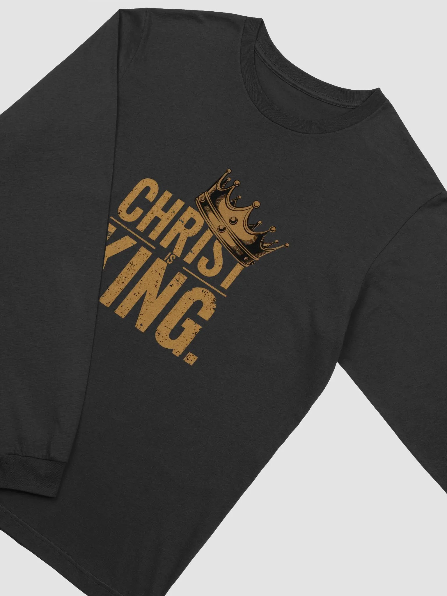 Christ is King Long Sleeve Tee Long Sleeve Tee product image (3)