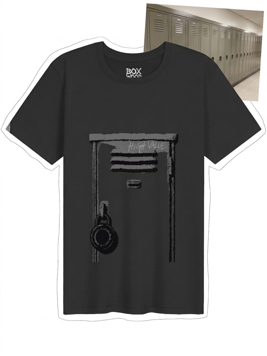 High Value Locker | Heavyweight Boxy Fit Tee | Industrial Streetwear product image (1)