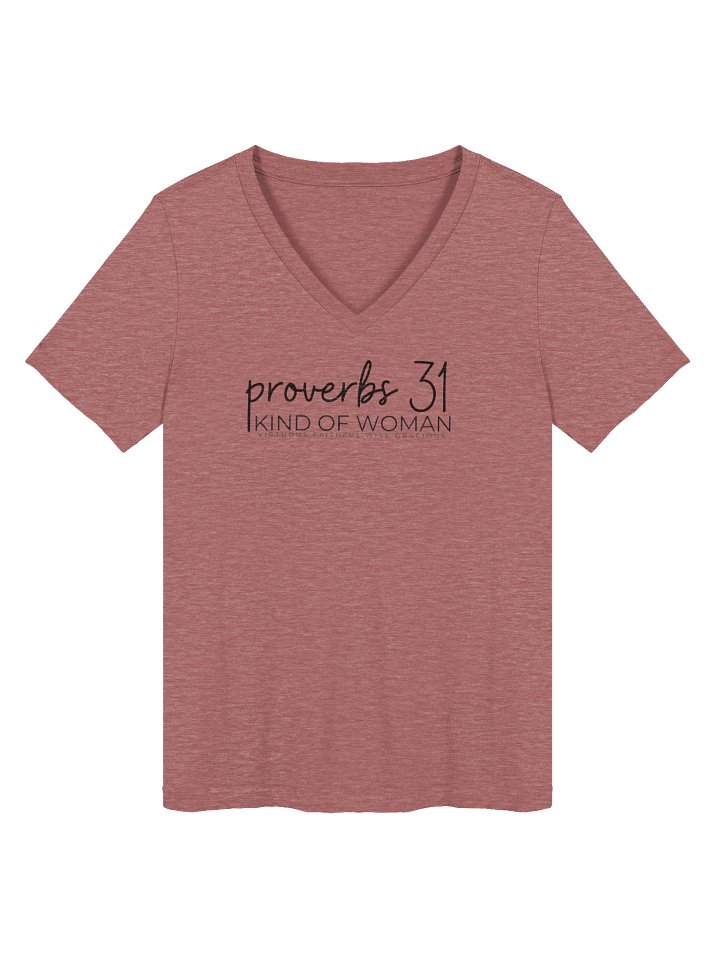 Proverbs 31 Kind of Woman V neck product image (1)