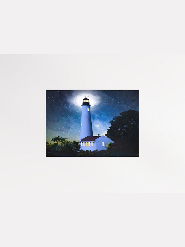 Historic St Marks Lighthouse – Florida Studio Art Print product image (1)