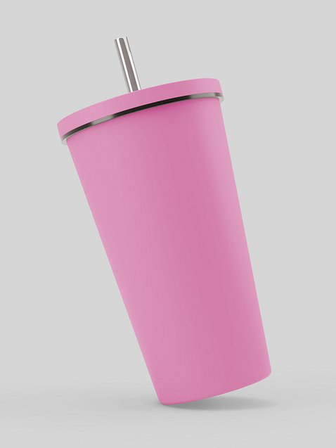 Photo showing Insulated Tumbler with a Straw