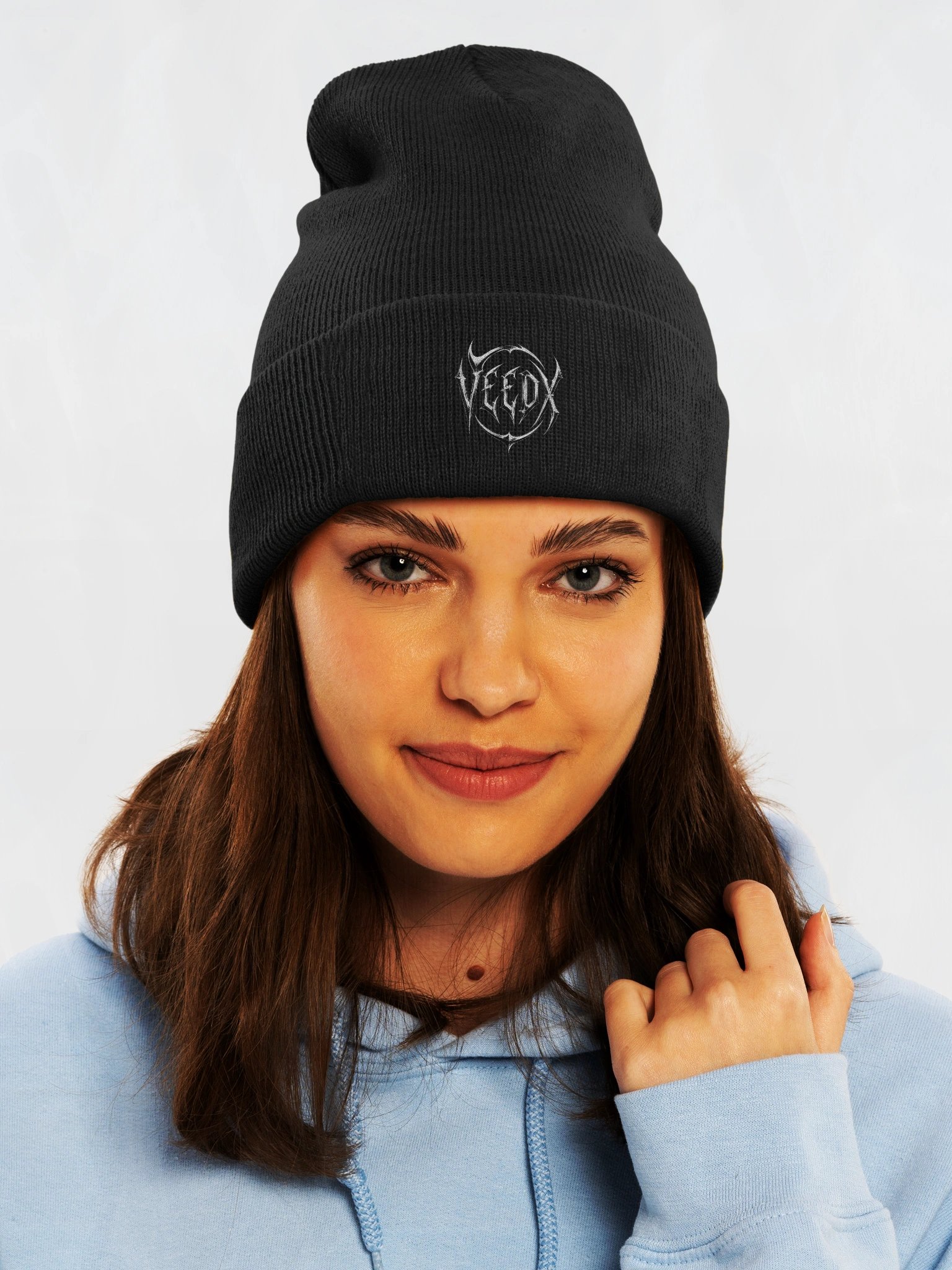 Veedx Gothic Logo Cuffed Beanie product image (3)