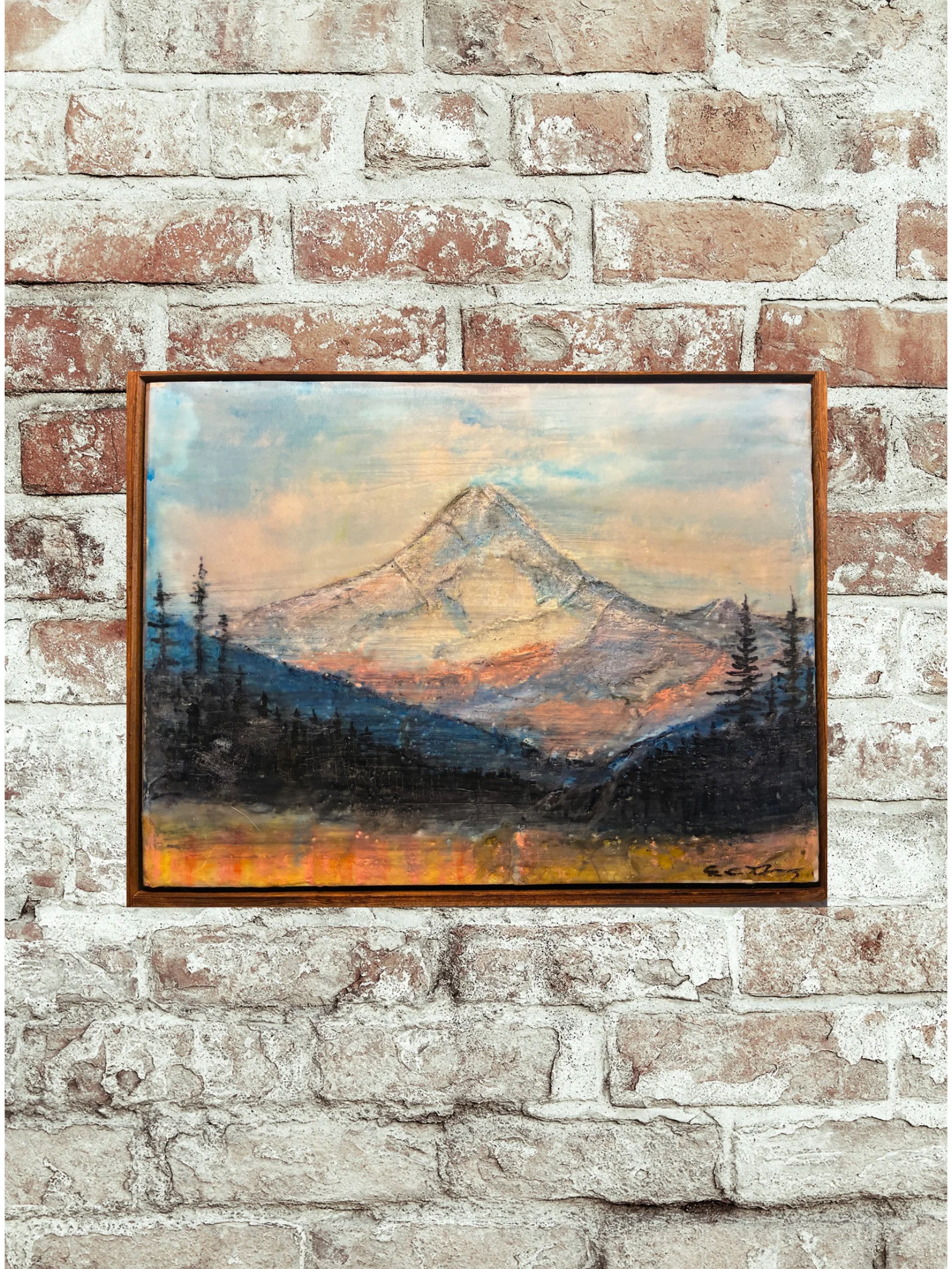 Custom Mountain Painting- Deposit product image (1)