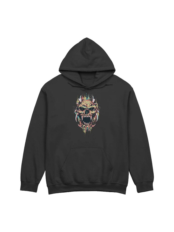 Schedel met hoorns Hoodie product image (1)