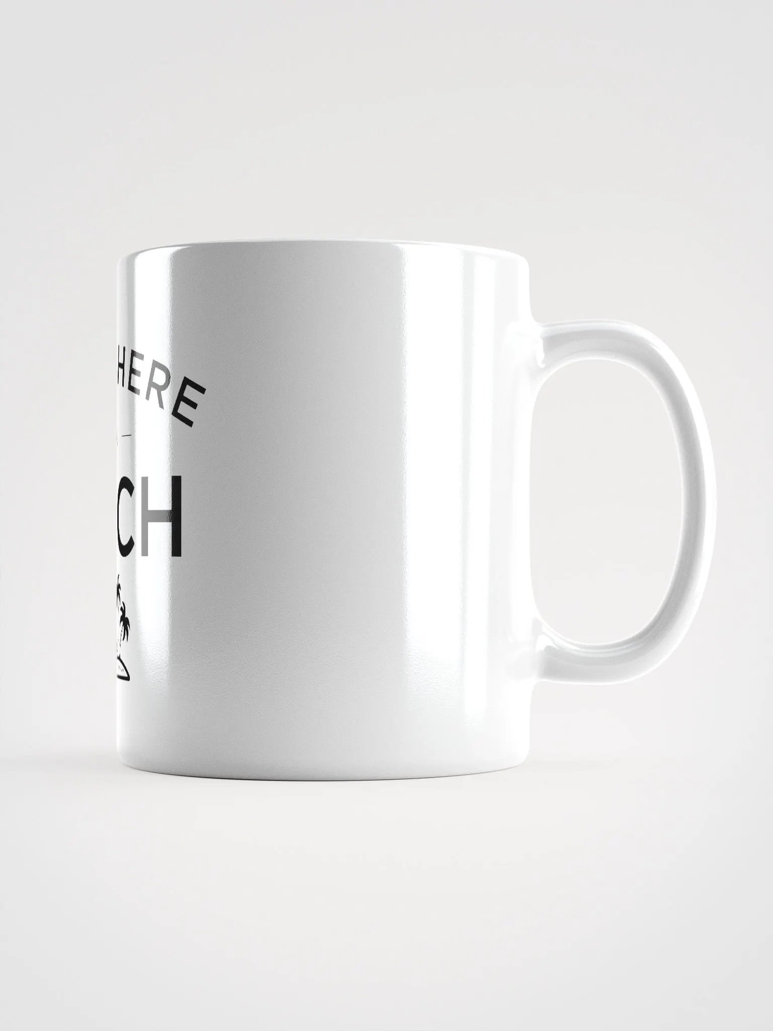 Somewhere on a Beach Mug - White product image (6)