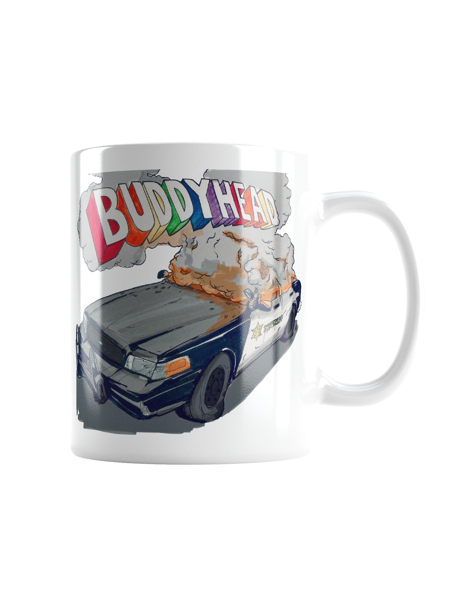 Cop car coffee mug product image (3)