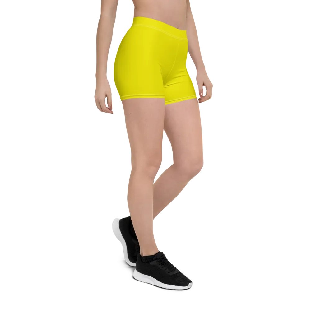 Lemon Yellow Training Shorts product image (6)