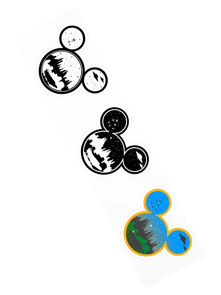 Set of 3 GE Explorers Logos Stickers product image (2)