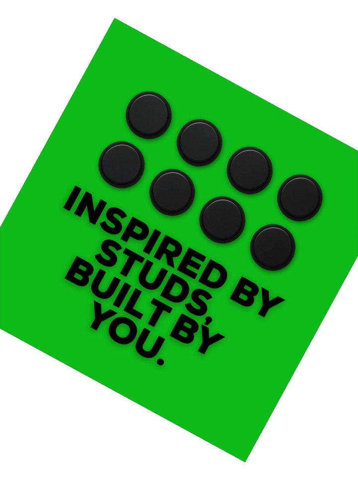 Inspired by Studs (Green) Sticker product image (5)