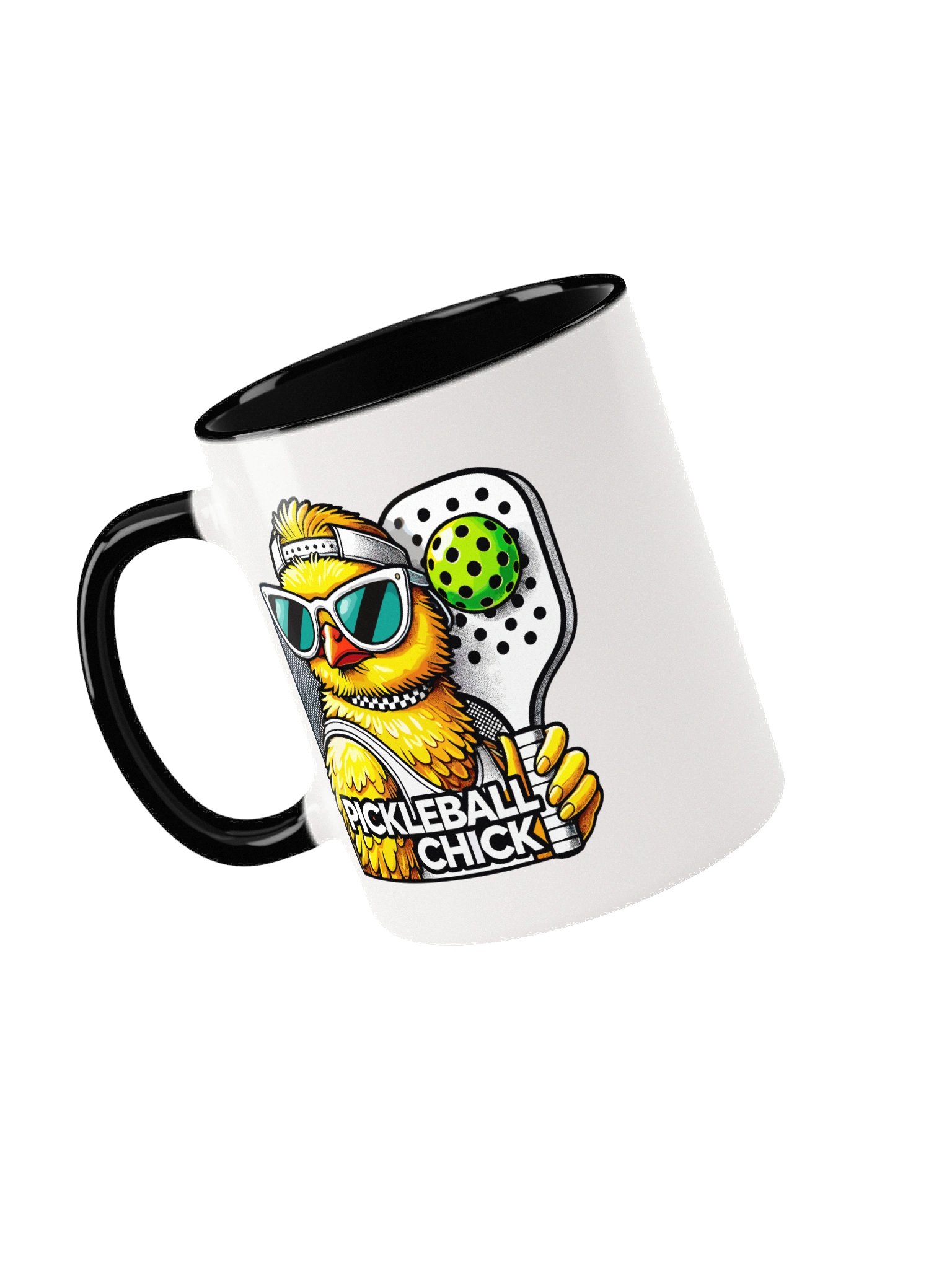 Vibrant Pickleball Chick Ceramic Mug product image (6)
