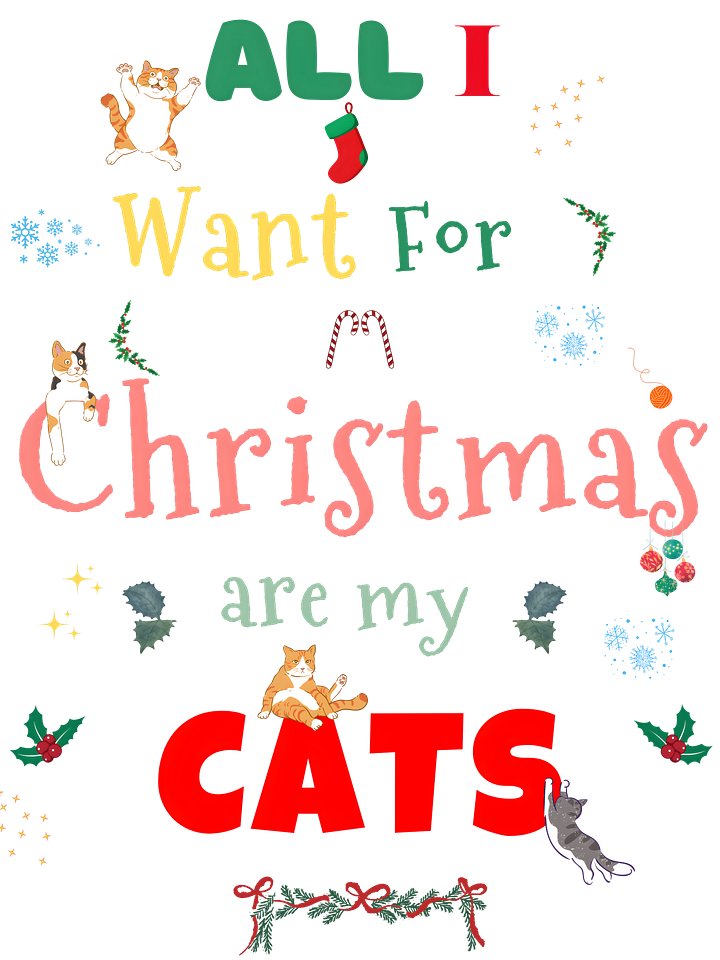 All I want for Christmas are my Cats product image (2)