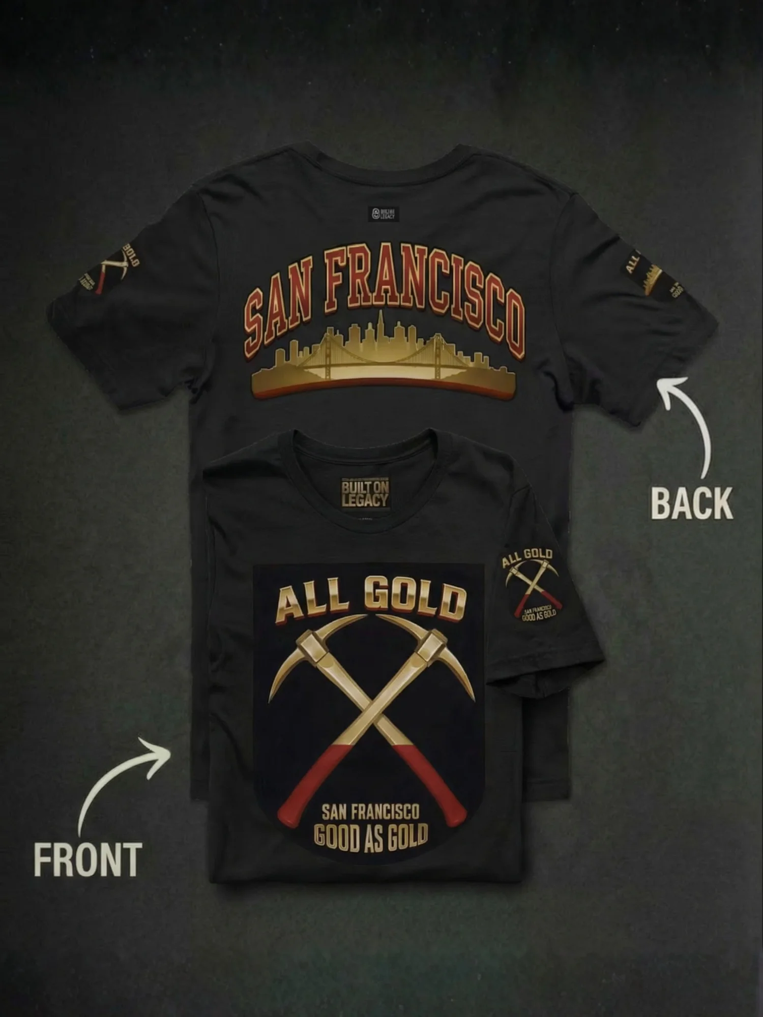All Gold Good As Gold Tee | San Francisco | Football | Home Locker product image (1)