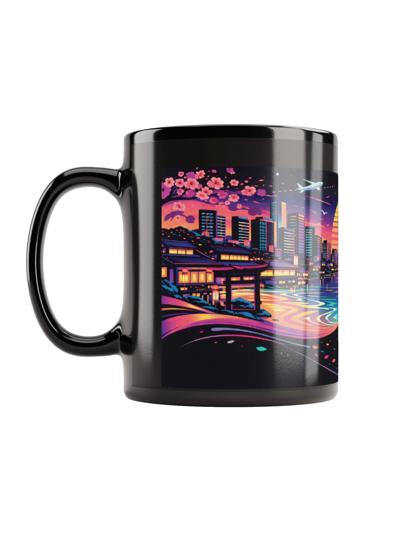 NEON HARBOR SUNSET MUG product image (2)
