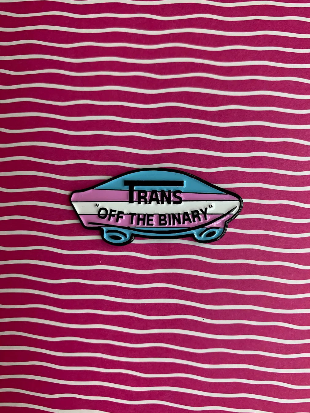 Off The Binary Enamel Pin product image (1)