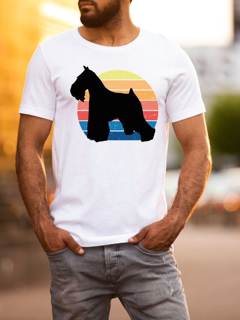 Vintage Schnauzer Sunset Tee product image (1)