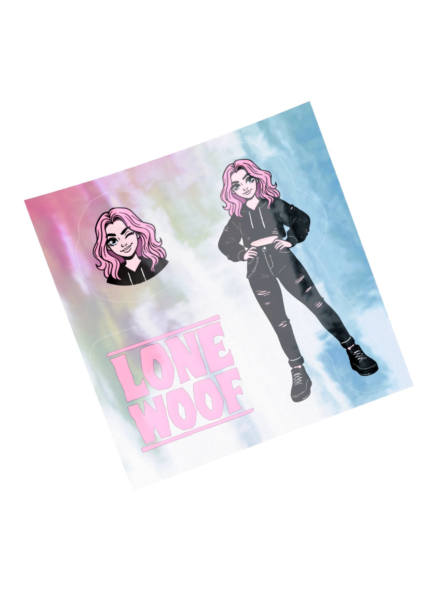 LONEWOOF Holo Sticker Sheet product image (13)