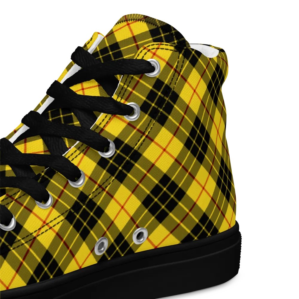 MacLeod Tartan Men's High Top Shoes product image (12)