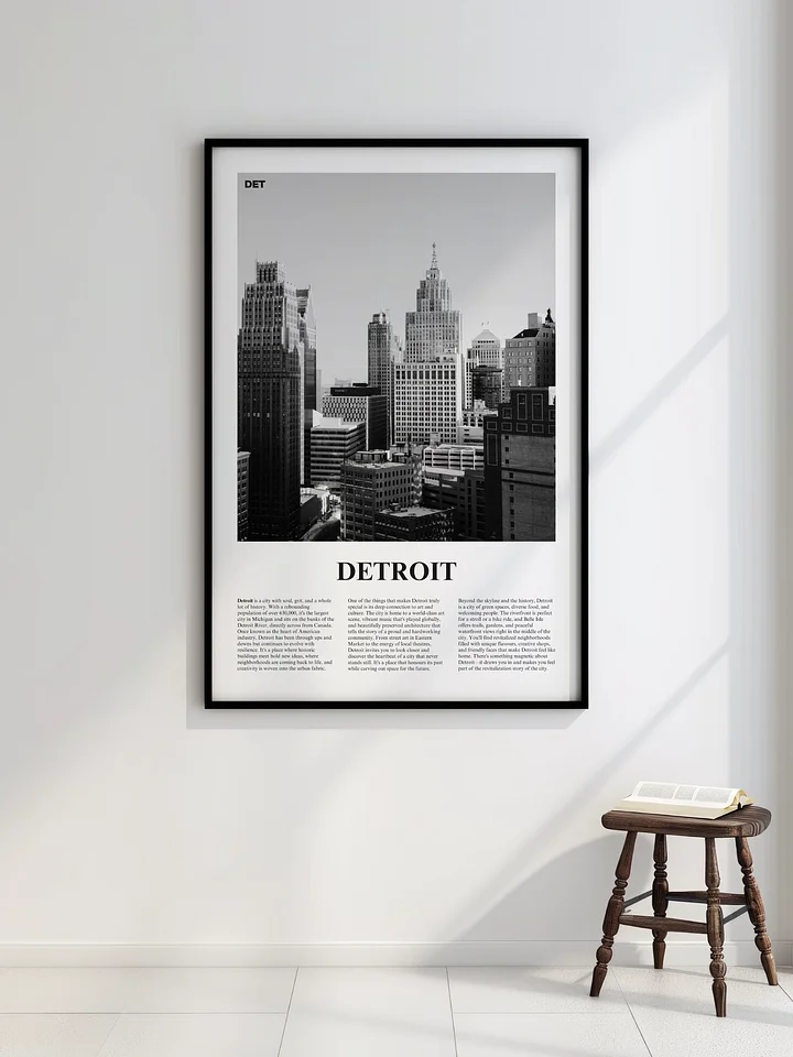 Detroit 02 Newspaper Poster product image (2)