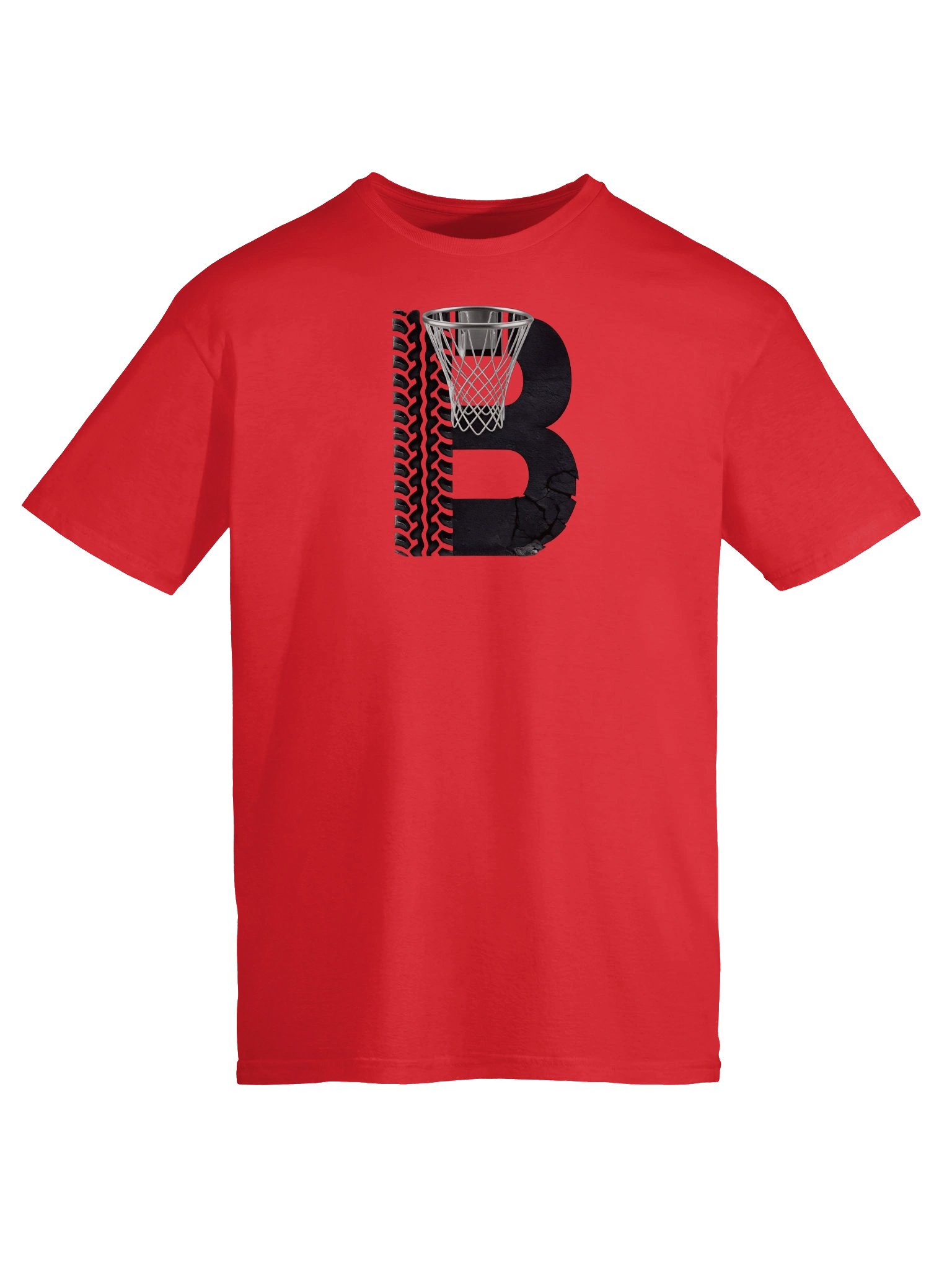 Blacktop Brand Basketball B Hoop Tee product image (5)